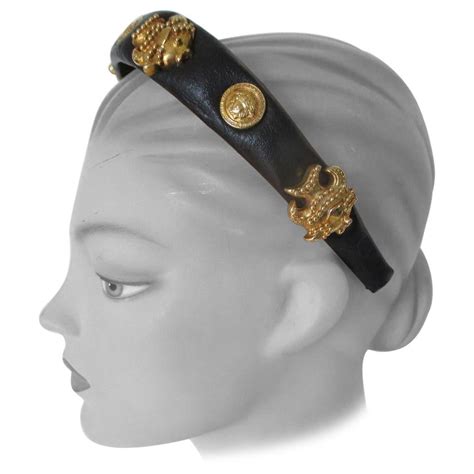 versace elastic headband headband